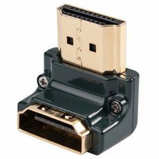 Avier AVPAHDD PREMIUM 全金屬轉接頭-HDMI A公轉母 垂直轉彎, 全金屬轉接頭, 1個