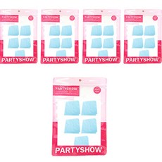 PARTYSHOW 彩色餐巾紙 20入, 5個, 淺藍色