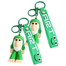 I'CLE 義大利布萊恩羅特人氣公仔 布魯魯布魯魯 帕塔皮姆+掛繩鑰匙圈組, 2個