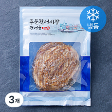 주문진어시장건어물 생생 조미 쥐치포 (냉동), 300g, 3개