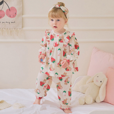 mollimelli friends 女童草莓熊睡衣