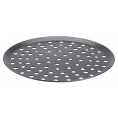 de Buyer 畢耶 輕礦藍鐵烘焙系列圓形披薩氣孔烤盤 450g, 1個