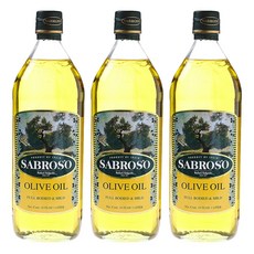 Sabroso 純橄欖油, 1L, 3個