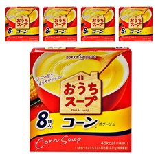 pokka sapporo 玉米濃湯 Set 在家輕鬆做出美味濃湯 烹調簡單 湯品快速上桌 濃郁香醇 口感絕佳, 96g, 8包, 5盒