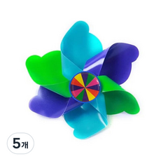마크마크 아동용 킥보드 바람개비 액세서리 소품, 블루, 5개