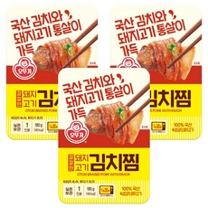 오뚜기 칼칼한 돼지고기김치찜, 180g, 3개