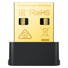 tp-link Archer T2UB Nano AC600 超迷你型WiFi 藍牙4.2 USB無線網卡, 1個
