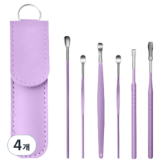 Yeonee Factory Colorful Grip 耳扣 紫色, 4個, 6入