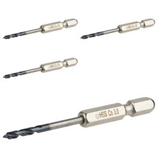 EX-POWER 智慧型六角階梯鑽 M 3.0 ETL-30H, 4個