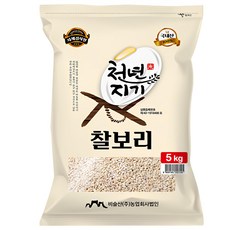 천년지기 국산 찰보리쌀, 5kg, 1개