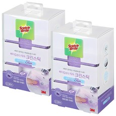 3M Scotch-Brite 百利 小蘇打啵啵清潔棒支架 主體 + 海綿片狀補充包 30入, 2個