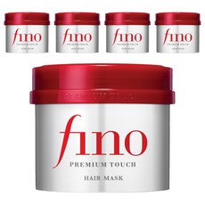 fino 高效滲透護髮膜 適用於極度受損髮質 深層滋養 強韌彈力, 230g, 5件