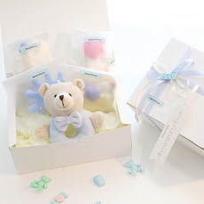 Baby Bakery 孩童泰迪熊搖鈴玩具彌月禮盒組