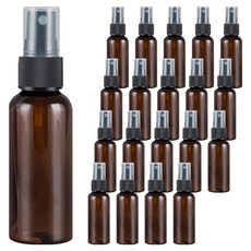 分裝用噴霧空瓶 50ml, 棕色瓶, 20個