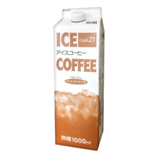 HAMAYA Café 21 黑咖啡 無糖, 1個, 1L