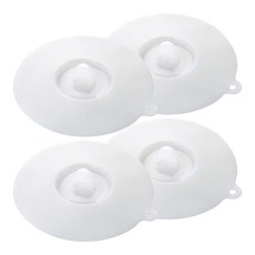 g111矽膠杯蓋, 4個, 矽膠 白色