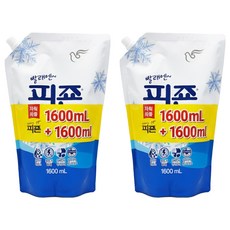 碧珍 衣物柔軟精補充包 藍色晨露, 1.6L, 2包