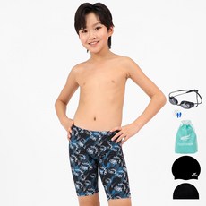 aquatica 泳衣 BBK102 + 矽膠泳帽 + 彈性泳帽 + 塑膠袋 + 耳塞 + 選手用泳鏡套組