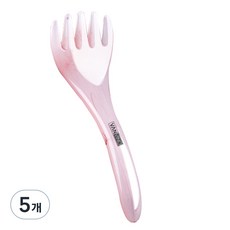 Banbino 鉤型頭皮刮痧板, 5個, 粉紅色