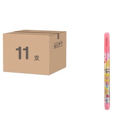 SIMBALION 雄獅 奶油獅 胖胖彩虹筆 顏色隨機 NS-011, 7色, 11支