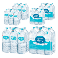 백산수 무라벨 생수 2L 18p + 백산수 2L 18p, 36개
