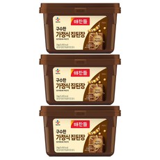 해찬들 구수한 가정식 집된장, 3kg, 3개