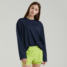 HMUS 女款Shark Bay寬鬆版防磨上衣 + 內搭緊身短褲