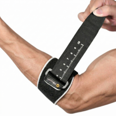 Onfitup 扣環式加壓調節網球肘手肘護具, 黑色, 1個