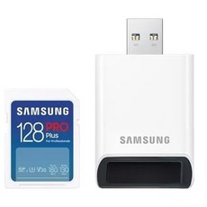 SAMSUNG 三星 PRO Plus 附讀卡機 FSD 大卡, 1組, 128GB