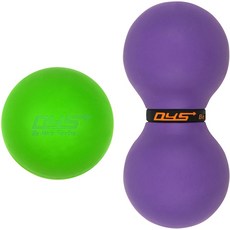 디와이스 라크로스볼 싱글 + 땅콩 마사지볼 세트, 랜덤 발송, 1세트