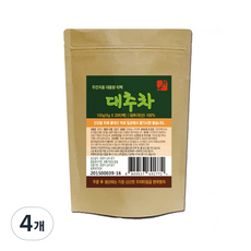 아이앤티 대추차 주전자용 사각티백, 5g, 20개입, 4개