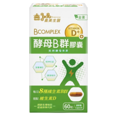義美生醫 酵母B群膠囊, 60顆, 1盒