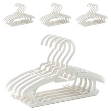 마켓A 미끄럼방지 길이조절 옷걸이, 20개, 화이트