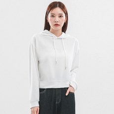 Elsso 連帽 短版 寬鬆 大學T 長袖 T恤