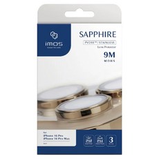 imos 藍寶石金屬框玻璃鏡頭貼 金色 0.5g, 1個