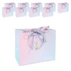 마메 리본 쇼핑백, B 코튼 캔디, 10개