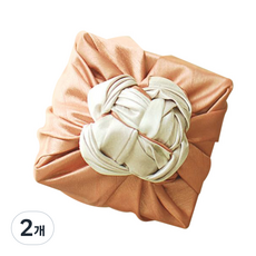 라일라라일라 단색보자기 L, 골드, 2개