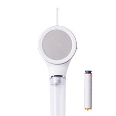 200% 白水花灑頭 1p + 花灑過濾器 1p, 1套