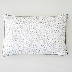 ahtty blanc 兒童棉質枕芯枕套組, 可可, 1組