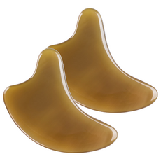 MEO 水牛角棕色多功能按摩刮痧, 2個, 單色