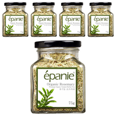 에빠니 유기농 차 7종 병 로즈마리, 75g, 1개입, 5개