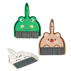 abm 動物朋友迷你掃帚 + 畚箕組, 3套, 隨機出貨