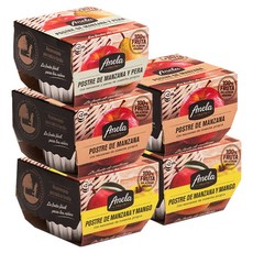 Anela 鮮果泥綜合組, 芒果口味 2入+蘋果口味 2入+蘋果水梨口味, 1kg, 1組