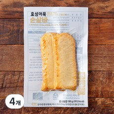 효성어묵 순살바, 130g, 4개