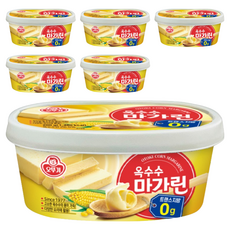 오뚜기 옥수수 마아가린, 200g, 6개