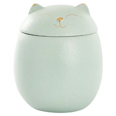 寵物骨灰罈 貓咪 小號 淺綠色, 1個