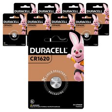 듀라셀 리튬 코인 건전지 CR1620, 1개입, 9개