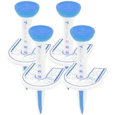 Yoichi Golf 瞄準高度可調高爾夫球座 4 件, 藍色