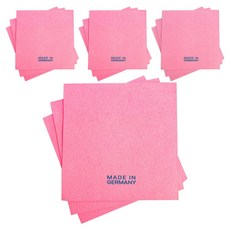 홈밸류언스 대영 독일 부직포 행주 핑크, 12개