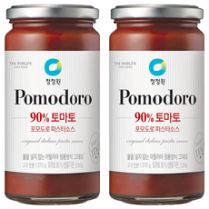 청정원 포모도로 토마토 파스타소스, 2개, 370g